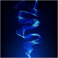 Abstract Smoke Blue Vector Background