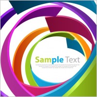 Abstract Spiral Color Background