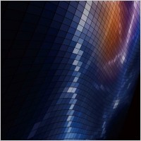 Abstract Square Pixel Mosaic Vector Background