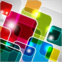 Abstract Square Vector Background