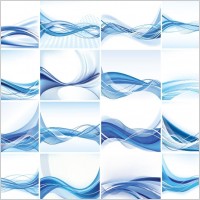 Abstract Vector Background Set