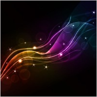 Abstract Vector Wave Art
