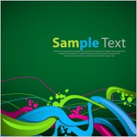 Abstract Wave Background