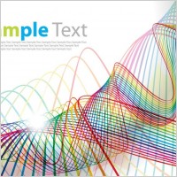 Abstract Wave Line Background