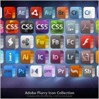 Adobe Flurry Icon Collection icons pack
