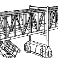 airplane paasenger bridge clip