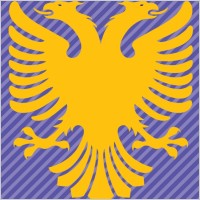 Albania Flag Double Headed Eagle
