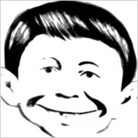 Alfred E Neuman Well Not Quite clip art