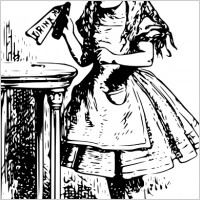 Alice In Wonderland clip art