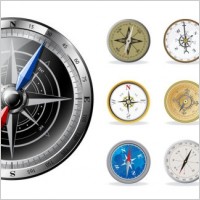 all kinds of compass vector