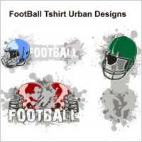 american football theme tshirt design trend vector