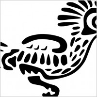 Ancient Mexico Motif clip art
