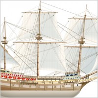 ancient sailing vector