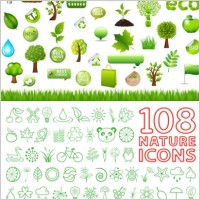 and environmental protection green vector on