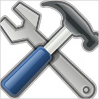 Andy Tools Hammer Spanner clip art