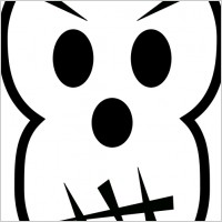 Angry skull