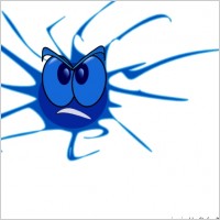 Angry Smiley clip art