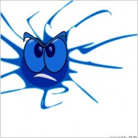Angry Smiley clip art