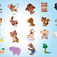 Animal Characters Vectors