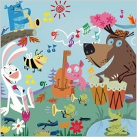 Animal Concert Vector material