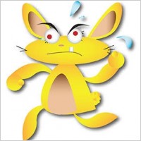 Animals cartoon mouse rat free vector 