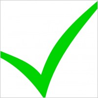 Anselmus Green Checkmark And Red Minus clip art