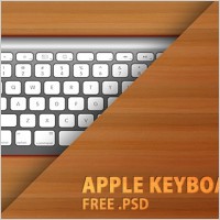 Apple Keyboard PSD file