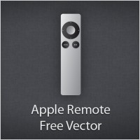 Apple Remote Vector