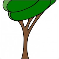 Arbre_modern clip art
