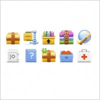 Archive Toolbar Icons icons pack