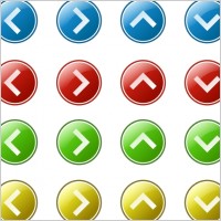 Arrow Button Set clip art