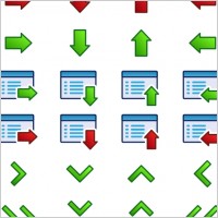 Arrow Icon Set clip art