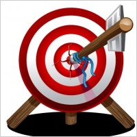 Arrow on target 