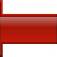 Arrow-left-red clip art