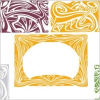 Art frames vector
