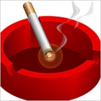 Ashtray vector