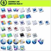 Assembly Line Computer Pack V1 icons pack