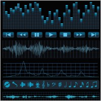 audio band 02 vector
