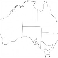 Australian Maps clip art