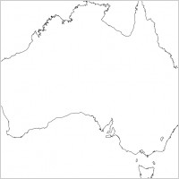 Australian Maps clip art