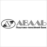 AVAL bank logo in UKRAINIAN