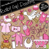 baby items series png transparent picture pink version