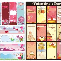 background vector cute valentine day