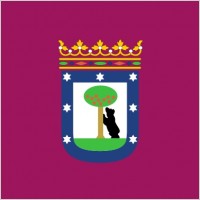 Bandera De La Ciudad De Madrid clip art