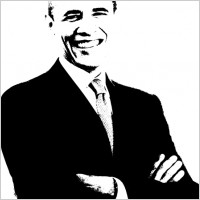 Barack Obama clip art