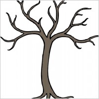 Bare Dead Tree clip art
