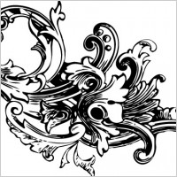 Baroque Ornament Vectors Vol1