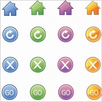 Basic Web Icons Vector