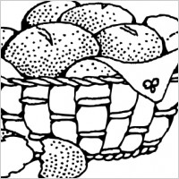 bread rolls clipart