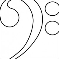 Bass Clef clip art